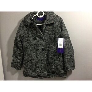 Madden Girl Winter Peacoat Coat Size 6 Wool Blend Fleece Lined NWT